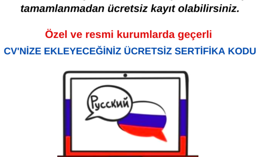 Ücretsiz Rusça Kursu (A1) img