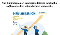 Girişimciler için Finansal Okuryazarlık Online Eğitimi 9-10 Aralık 2020 Girişimciler için Finansal Okuryazarlık Online Eğitimi 9-10 Aralık 2020