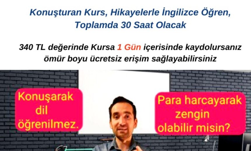 Sıfırdan Konuşturan İlk ve Tek İngilizce Kursuna Kayıt Olun img