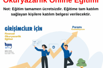 Girişimciler için Finansal Okuryazarlık Online Eğitimi 21-22 Ocak 2021 Girişimciler için Finansal Okuryazarlık Online Eğitimi 21-22 Ocak 2021