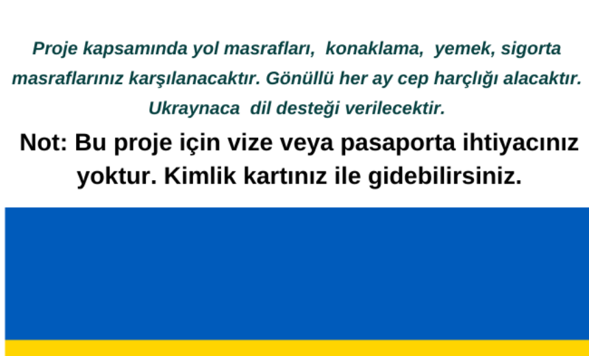 Ukrayna 2 Ay Gönüllülük Fırsatı : Şubat-Nisan 2021 img