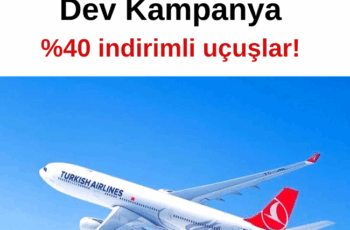 THY yurt dışı seferlerinde yüzde 40 indirim ile uçma fırsatı