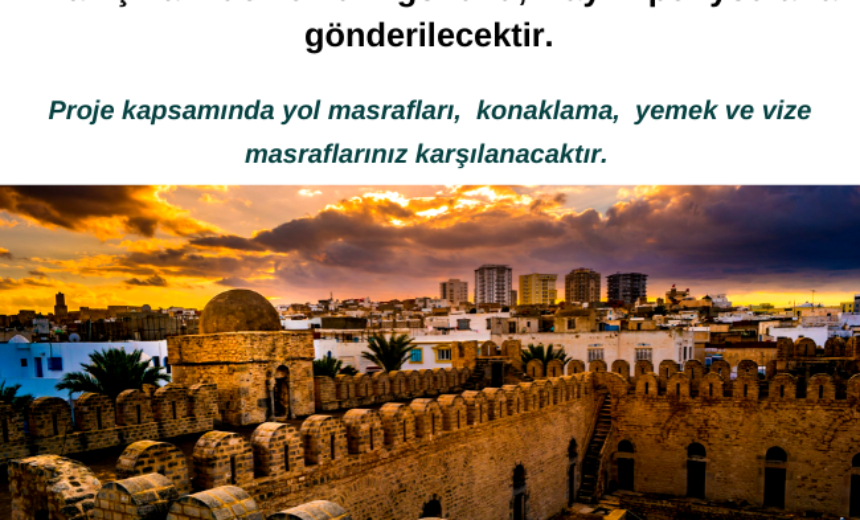 Tunus Gönüllülük Projesi : Tüm Masraflar Karşılanıyor img