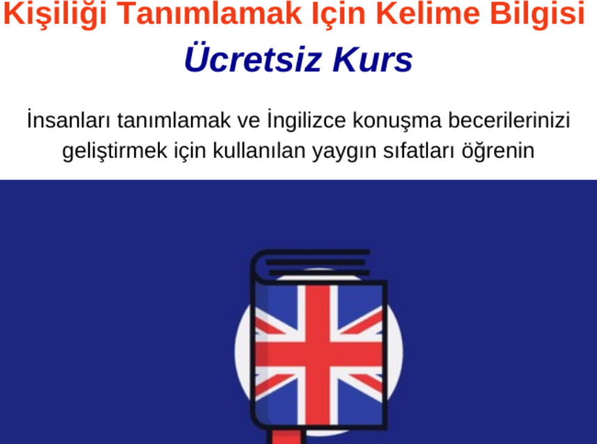 İngilizce Basitleştirildi: Kişiliği Tanımlamak İçin Kelime Bilgisi ( Ücretsiz Kurs ) img