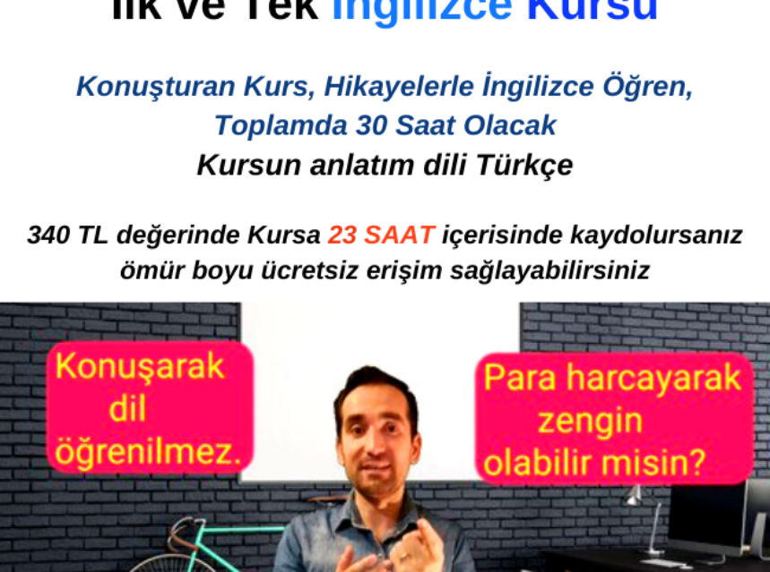 Sıfırdan Konuşturan İlk ve Tek İngilizce Kursuna Kayıt Olun img