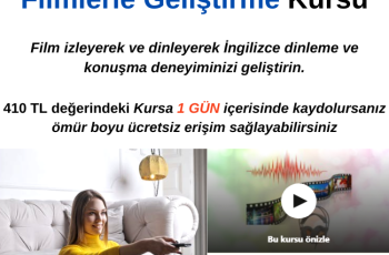 İngilizceyi Filmlerle Geliştirme Kursu İngilizceyi Filmlerle Geliştirme Kursu