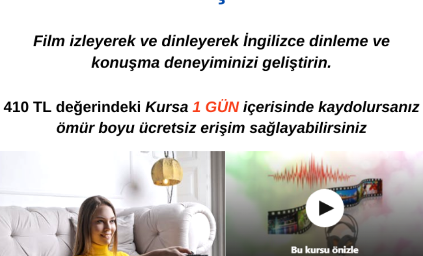 İngilizceyi Filmlerle Geliştirme Kursu img