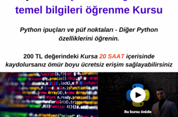 Yeni başlayanlar için Python – Python ile ilgili tüm temel bilgileri öğrenin Yeni başlayanlar için Python – Python ile ilgili tüm temel bilgileri öğrenin