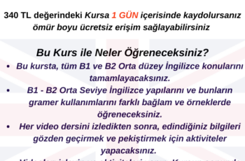 Orta Seviye İngilizce Kursu: Dilbilginizi ve Becerilerinizi Geliştirin Orta Seviye İngilizce Kursu: Dilbilginizi ve Becerilerinizi Geliştirin
