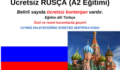 Ücretsiz Rusça Kursu (A2)