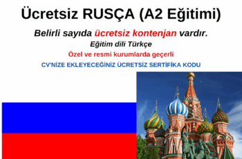 Ücretsiz Rusça Kursu (A2)