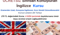 Sıfırdan Konuşturan İlk ve Tek İngilizce Kursuna Kayıt Olun