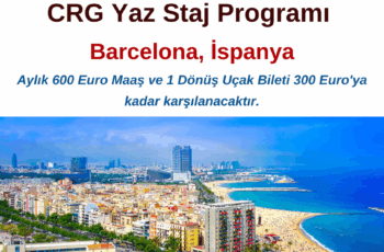 CRG Yaz Staj Programı – Barcelona, İspanya