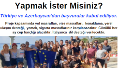 İtalya 1 Yıl Gönüllülük Projesi İtalya 1 Yıl Gönüllülük Projesi