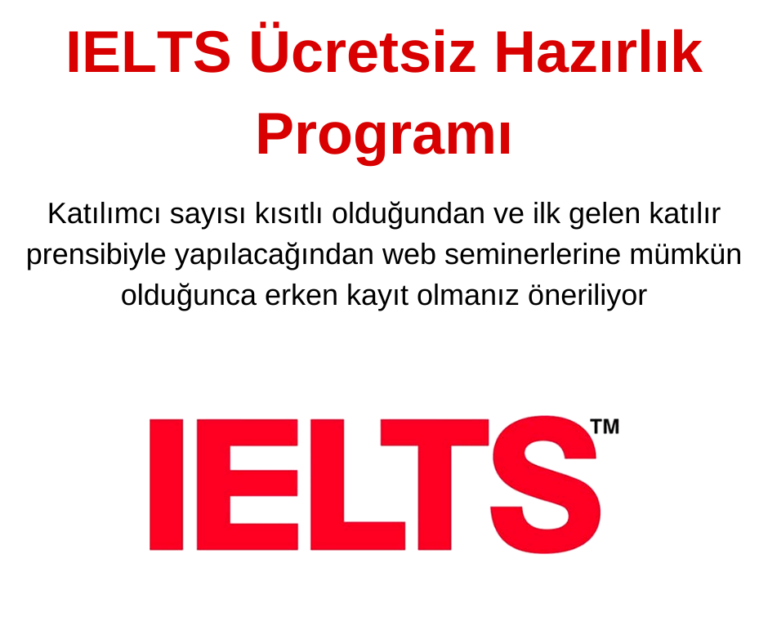 IELTS ücretsiz hazırlık programı