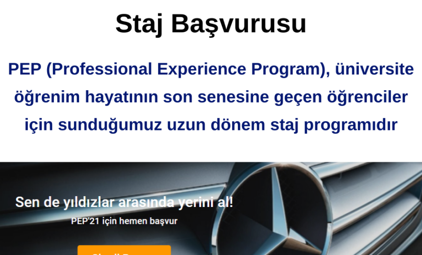 Mercedes Benz Uzun Dönem Staj Başvurusu img