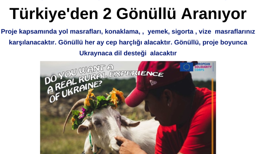 Ukrayna 9 Ay Gönüllülük Projesi – 2 Gönüllü Aranıyor img