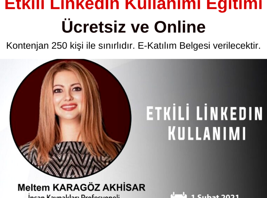 Etkili LinkedIn Kullanımı Eğitimi – Ücretsiz ve Online img