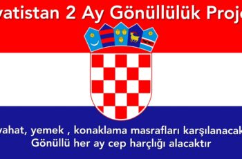Hırvatistan 2 Ay Gönüllük Projesi