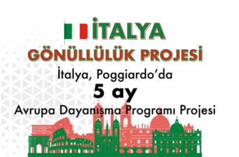 İtalya 5 Ay ESC Gönüllülük Projesi : Tüm Masraflar Karşlanıyor İtalya 5 Ay ESC Gönüllülük Projesi : Tüm Masraflar Karşlanıyor