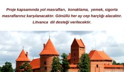 Litvanya Trakai Tarihi Milli Parkı’nda Gönüllülük Yapmak İster Misiniz?