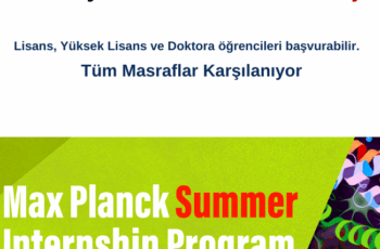 Almanya’da Max Plack Enstitüsü Yaz Staj Programına Katılın Almanya’da Max Plack Enstitüsü Yaz Staj Programına Katılın