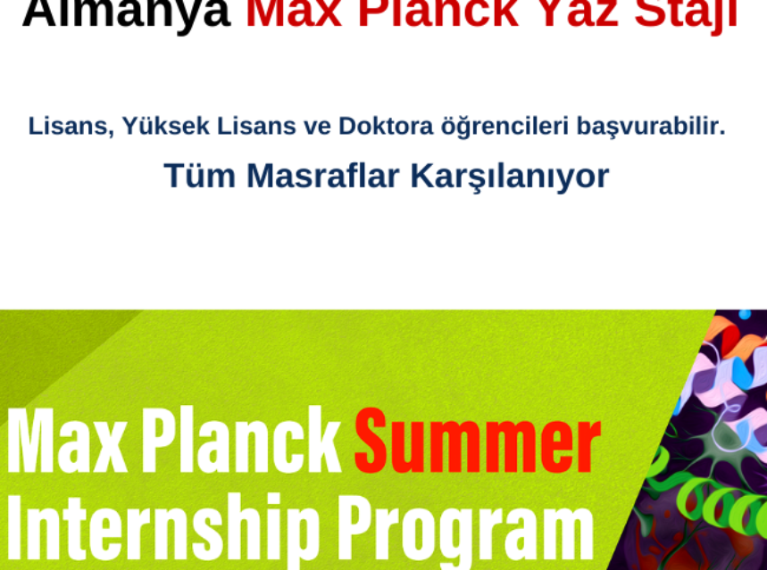 Almanya’da Max Plack Enstitüsü Yaz Staj Programına Katılın img