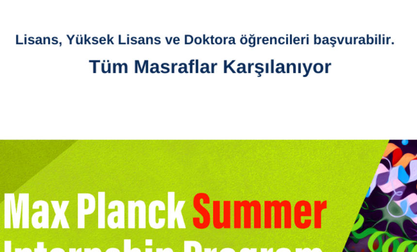 Almanya’da Max Plack Enstitüsü Yaz Staj Programına Katılın img