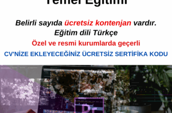 Adobe Premiere Temel Eğitimi – Ücretsiz ve Sertifikalı Adobe Premiere Temel Eğitimi – Ücretsiz ve Sertifikalı