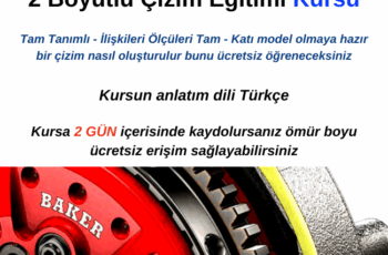 SolidWorks 2019 – 2 Boyutlu Çizim Eğitimi Kursu