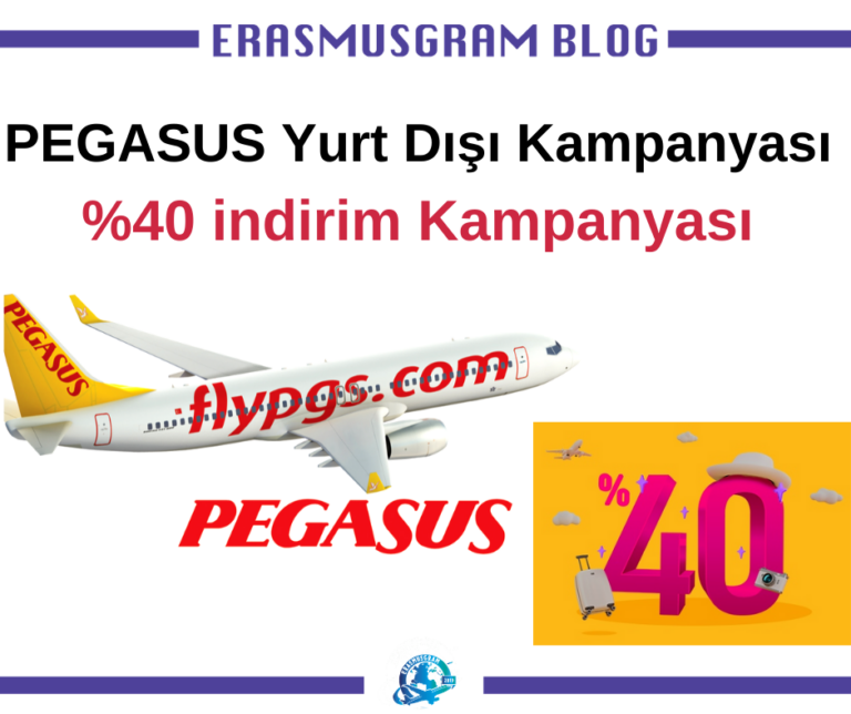 Pegasus Yurt Dışı %40 İndirim Kampanyası