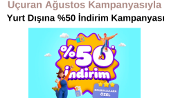 Pegasus Uçuran Yurt Dışı %50 İndirim