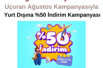 Pegasus Uçuran Yurt Dışı %50 İndirim