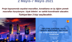 İspanya Gençlik Değişimi Projesi  2-7 Mayıs 2021
