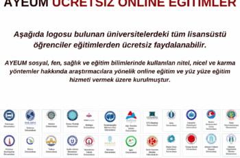 AYEUM ÜCRETSİZ ONLİNE DERSLER