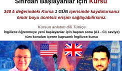 Baştan Sona İngilizce Eğitimi – Sıfırdan Başlayanlar İçin – Çok Güzel Fırsat