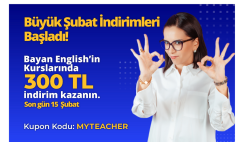 Bayan English’in İngilizce Kurslarında Büyük Şubat İndirimleri!