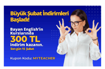 Bayan English’in İngilizce Kurslarında Büyük Şubat İndirimleri!