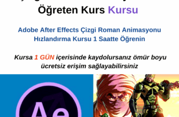 Adobe After Effects: Çizgi Roman Animasyonunu Öğreten Kurs