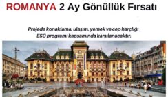 Romanya 2 Ay Gönüllülük Fırsatı – Tüm Masraflar Karşılanıyor Romanya 2 Ay Gönüllülük Fırsatı – Tüm Masraflar Karşılanıyor