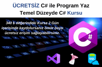 C# ile Program Yaz | Temel Düzeyde C# Kursu