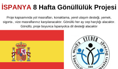 İspanya 8 Hafta Gönüllülük Projesi