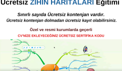 Zihin Haritaları Eğitimi – Ücretsiz ve Sertifikalı