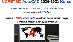 AutoCAD Kursu  2020-2021