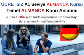 A1 Seviye Almanca  – Temel Almanca Konu Anlatım Kursu