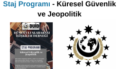 Staj Programı – Küresel Güvenlik ve Jeopolitik