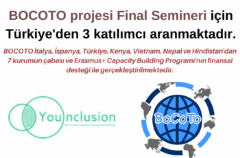 BOCOTO projesi Final Semineri için 3 katılımcı aranmaktadır.