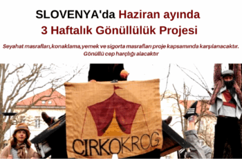 Slovenya’da Haziran ayında 3 Haftalık Gönüllülük Projesi