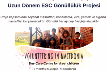 Makedonya , Üsküp’te Uzun Dönem Gönüllülük Projesi