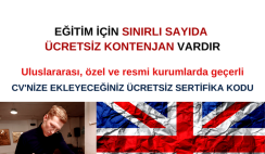 İngilizce  C1-C2 Eğitimi – Ücretsiz ve Sertifikalı